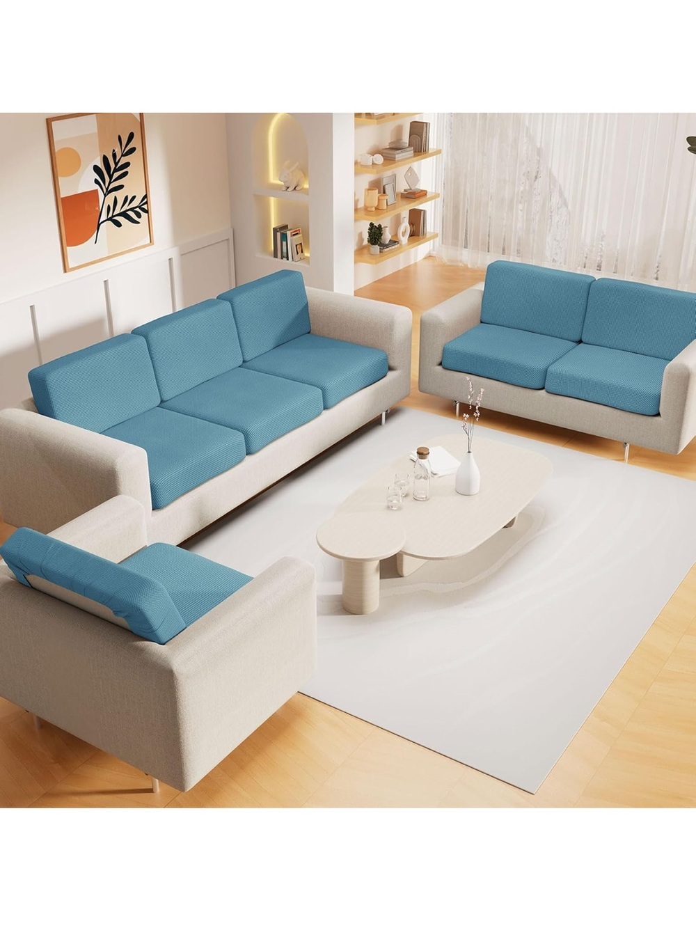 Waterproof Couch Cushion Covers For Pets, Non Slip Sofa Seat Cover - Picture 3 of 9
